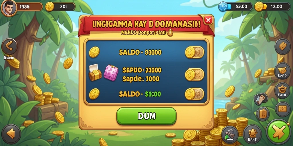Tangkapan layar dari level yang menantang dan memicu adrenalin.