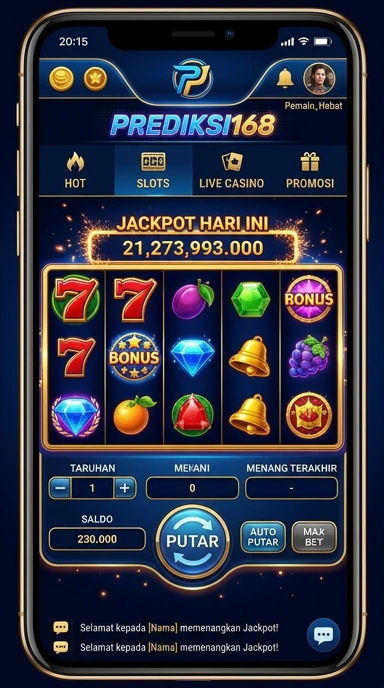 prediksi168 — layar beranda
